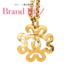 中古 シャネル ネックレス ココマーク 幾何学 95P ヴィンテージ ゴールド ネックレス レディース 【送料無料】【西神店】