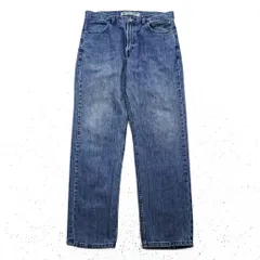 HARLEY DAVIDSON 00年代 ヴィンテージ デニムパンツ ジーンズ L インディゴ レザーパッチ ジッパーフライのサムネイル