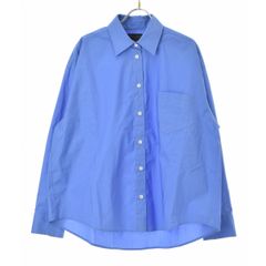 BEAUTY&YOUTH コットン フラップポケット シャツ ロイヤルブルー BEAUTY&YOUTH コットン フラップポケット シャツ ロイヤルブルー