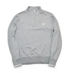 FRED PERRY フレッドペリー HALF ZIP SWEATSHIRT ハーフジップスウェットシャツ M3574 サイズM グレー メンズのサムネイル