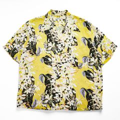 BEAMS＋ plus ビームスプラス アロハシャツ 日本製 ボタニカル 総柄 