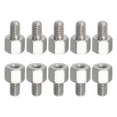 新着商品 PATIKIL 六角スペーサー メスM2*4mm-オスM3*4.5mm 10個セット 304ステンレス鋼 変換スタンドオフスペーサー PCB・基板用
