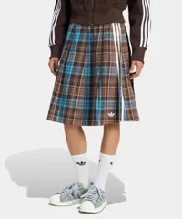 ☆ adidas ☆ プリーツチェック スカート Lのサムネイル