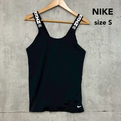 NIKE 나이키 S사이즈 아이콘 크래쉬 엘라스티카 탱크 탑 블랙 스포츠웨어 트레이닝 웨어 피트니스 요가 러닝 민소매 스우슈 로고 드라이 피트 캐미솔 CU5044-010 ■◆