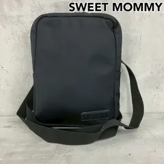 美品 SWEET MOMMY スウィートマミー ショルダーバッグ ブラック ナイロン 軽量 ミニマル 無地 マザーズバッグ 旅行 お出かけ シンプル おしゃれ 男女兼用 メンズ レディース 人気 ★ ■■のサムネイル