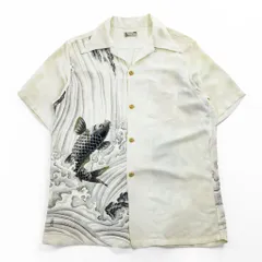 DENIME 日本製 オリゾンティ期 90年代 ヴィンテージ アロハシャツ 和柄 半袖シャツ ALORA HAWAIIAN DREAMのサムネイル