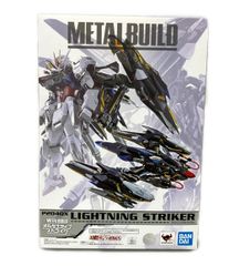 미품 반다이 기동 전사 건담 SEED METAL BUILD 라이트닝 스트라이커 액션 피규어