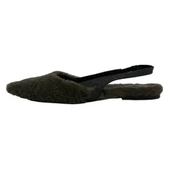 BRUNELLO CUCINELLI(ブルネロクチネリ) サンダル 36 レディース カーキグレー×黒 レザーのサムネイル