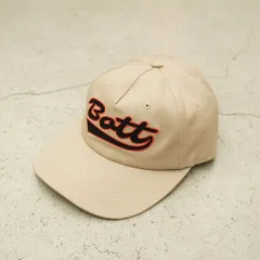 美品 BoTT ボット SCRIPT LOGO 6 PANEL CAP コットンツイル 刺繍ロゴ パネル キャップ 帽子 ブラウン 3644Q♪のサムネイル