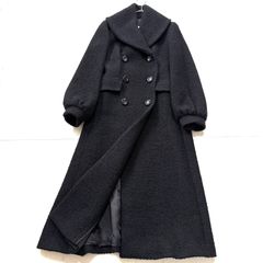 FETICO Boucle wool cape coat - メルカリ