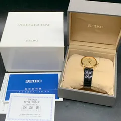 Z467可動 Seiko 8J41?0AJ0 Dolce ゴールド文字盤 クォーツ 腕時計