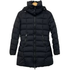 TATRAS ダウンジャケット フード付き ブラック×ネイビー リバーシブル