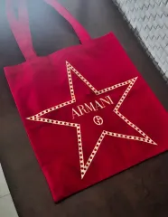 GIORGIO ARMANI(ジョルジオ アルマーニ) レッド エコバッグのサムネイル