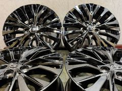 新車外し 40ヴェルファイア 純正ホイール ブラックスパッタリング 4本