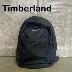 【T-1539】Timberland ティンバーランド リュックサック バックパック ブラック 黒 ロゴ刺繍 通学 通勤 アウトドア デイパックのサムネイル
