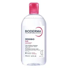 ビオデルマ サンシビオ(クリアリン) H2O D(赤) 500ml クレンジングウォーター BIODERMA クレンジング [2105/5571] お得な500ml 敏感肌無香料 徹底的にやさしく手軽にケア！肌状態も向上！ 佐川急便のサムネイル