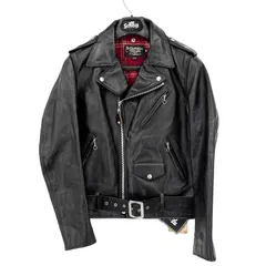 schott ショット ワンスター ダブル ライダースジャケット スペシャルホースハイド 7544 613SJH 馬革 38 ブラック メンズ 【中古】のサムネイル