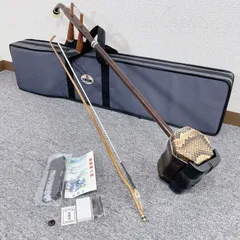 二胡 上海民族楽器 中國 本革 蛇皮 花梨のサムネイル