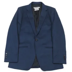 美品 KATHARINE HAMNETT キャサリン・ハムネット テーラードジャケット ブレザー 総裏 1B センターベント ウール L ネイビー メンズ 古着 中古 USEDのサムネイル