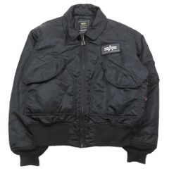 Alpha Industries MA-1 フライトジャケット ブラック L - メルカリ