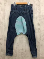 Candy Stripper キャンディストリッパー ボーダー ニット 切り替え サルエル デニムパンツ sizeS/ブルー系 ■■ レディースのサムネイル