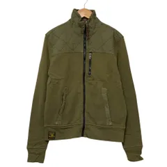 美品 POLO RALPH LAUREN ポロラルフローレン キルティングコンビ ジップブルゾン ジャケット M カーキ レディース 古着 中古 USEDのサムネイル