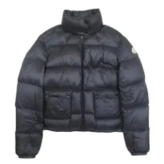 良品 MONCLER モンクレール 20aw LANNIC ランニック ダウンジャケット ロゴワッペン 軽量 アウター ブルゾン 2 黒 ブラック レディース 古着 中古 USEDのサムネイル