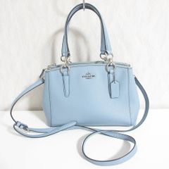 coach コーチ 2way ローワン サッチェル ライトブルー CM282 - メルカリ