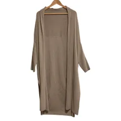 美品 MUSE de deuxieme classe ミューズ ドゥーズィエムクラス コットンナイロン ロングカーディガン ブラウン レディース 古着 中古 USEDのサムネイル