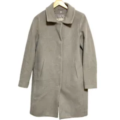 良品 HERNO ヘルノ ウールアンゴラシルクコート サイズ44 ベージュ  レディース 古着 中古 USEDのサムネイル