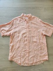 Brooks Brothers リネンシャツ Lサイズ コーラルピンク - メルカリ