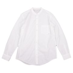 ナナミカ バンドカラー シャツ L オフホワイト S25SG092 - メルカリ