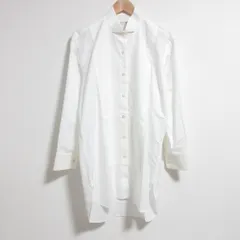 美品 DRIES VAN NOTEN ドリスヴァンノッテン ロングスリーブ ブザムシャツ 36サイズ ホワイト レディース 古着 中古 USEDのサムネイル