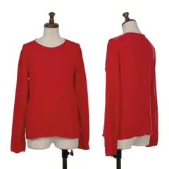 コムコム コムデギャルソンCOMME des GARCONS ポリニットソー 赤XSのサムネイル