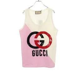 グッチ GUCCI タンクトップ インターロッキング G コットン トップス レディース 未使用のサムネイル