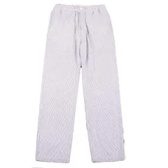 エンジニアド ガーメンツENGINEERED GARMENTS シアサッカーストライプウエストゴムパンツ 白グレーMのサムネイル