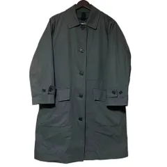良品 MHL. マーガレットハウエル PROOFED COTTON NYLON TWILL インナーダウン ステンカラーコート サイズ1 チャコールグレー レディース 古着 中古 USEDのサムネイル