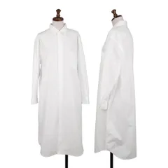 ジュンヤワタナベ コムデギャルソンJUNYA WATANABE COMME des GARCONS コットンロングシャツワンピース 白Ｓのサムネイル