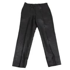 ジャンポールゴルチエ オムJean Paul GAULTIER HOMME ポリクロコパターンデザインパンツ 黒48のサムネイル
