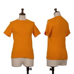 PLEATS PLEASE ハイネック 半袖 プリーツ 変形 トップス イエロー