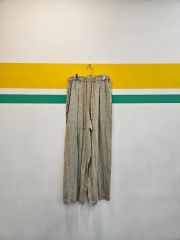 未使用級】イッセイミヤケ・ワイドパンツ・オフホワイト・M相当 - メルカリ
