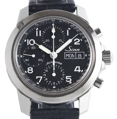 美品 Sinn ジン パイロットモデル103シリーズ 103.B.AUTO.POL.TY クロノグラフ デイデイト 自動巻き メンズのサムネイル