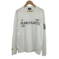 パーリーゲイツ PEARLY GATES ニット セーター 4 白 ホワイト ロゴプリント 長袖 /NP ■ECA006のサムネイル