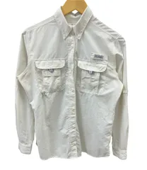 Columbia (コロンビア) PFG 長袖フィッシングシャツ 裏地メッシュ 古着 FL7314 XS ホワイト系 レディース/027のサムネイル