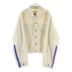 FACETASM (ファセッタズム) 22AW RIB DETAILS ENIM JACKET リブディティール デニムジャケット ホワイト T0F-JK-U01のサムネイル