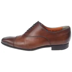 Santoni (サントーニ) ストレートチップ プレーントゥ レザー レースアップシューズ 15004のサムネイル