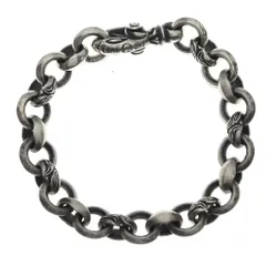 LONE ONES (ロンワンズ) MATING FRIGHT BRACELET CARVED SILK HERON メイティングフライト カーヴドシルクヘロン ブレスレット シルバーのサムネイル