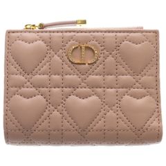 Christian Dior 二つ折り財布 ハート柄 ディオール Caro - メルカリ