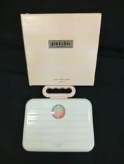 V86　【非売品】資生堂　pink chic COLLECTION ミニウエイトスケール　アナログ式　コンパクトサイズ　昭和レトロ　未使用保管品のサムネイル