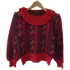 YVES SAINT LAURENT トリコ ヴィンテージ 総柄ニット Vネック YVES SAINT LAURENT トリコ ヴィンテージ 総柄ニット Vネック - メルカリ